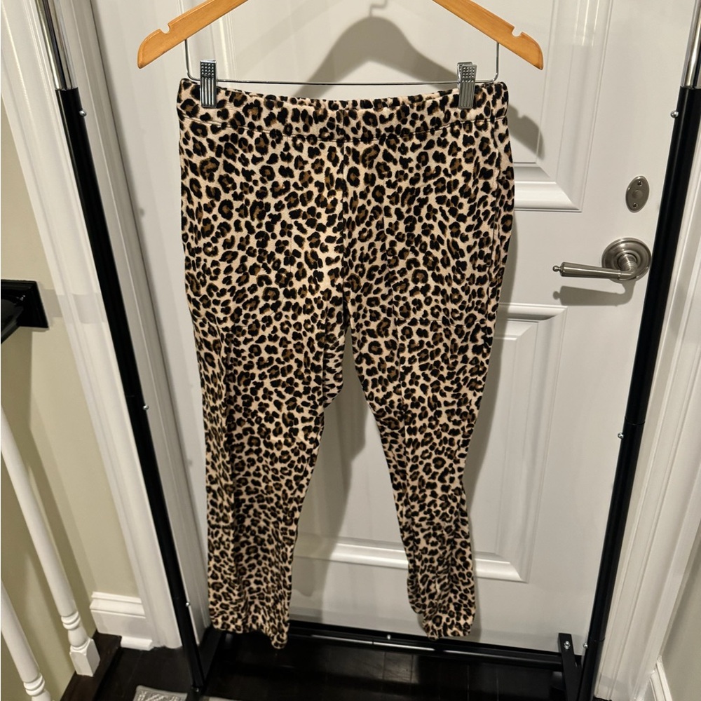 Velvet | Cotton Leopard Print Joggers